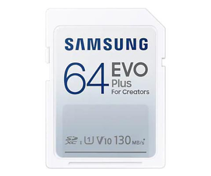 Karta pamięci Samsung 64GB SDXC EVO Plus 130MB/s (2021)
